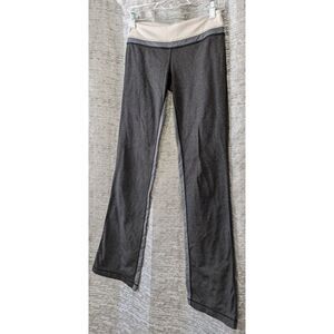 lululemon‎ leggings 6 Gray Inside Pocket Straight Leg